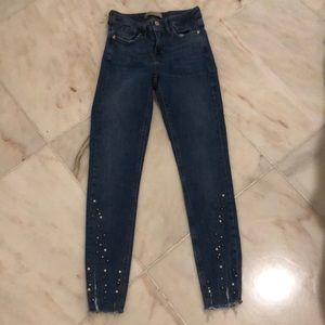 Zara Basic Pearl Jeans